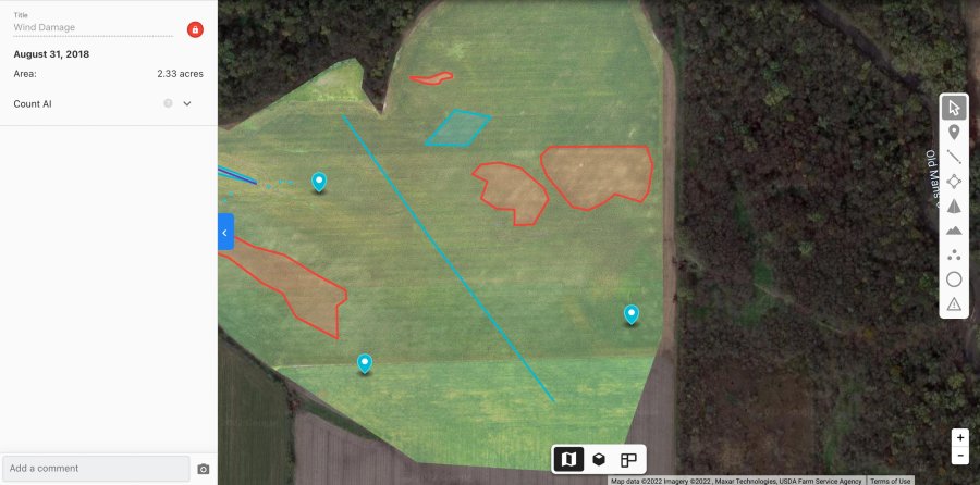Agricultural services project from Unmanned Operator